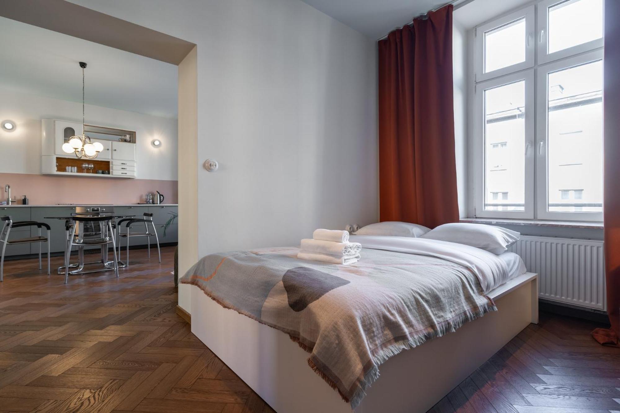 Stylowy Apartament W Centrum - Opolska Katowice Luaran gambar