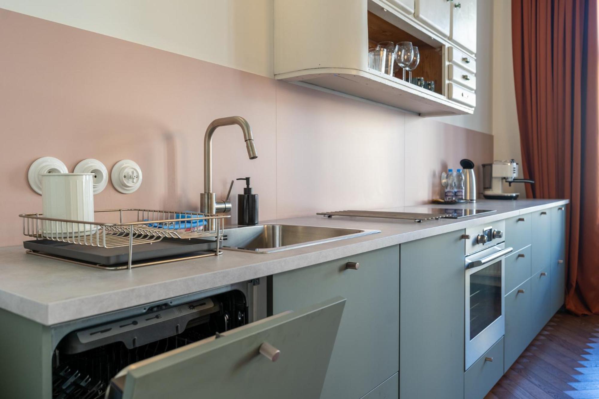 Stylowy Apartament W Centrum - Opolska Katowice Luaran gambar